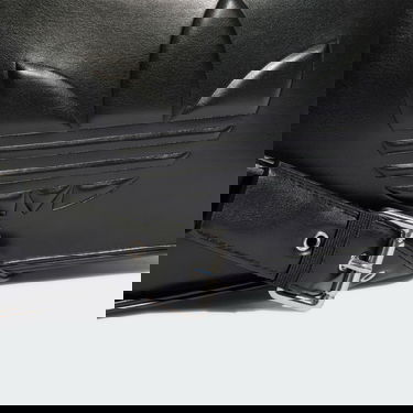 Taška cez rameno adidas Originals Polyurethane Embossed Trefoil Bag Čierna | IT7380, 5