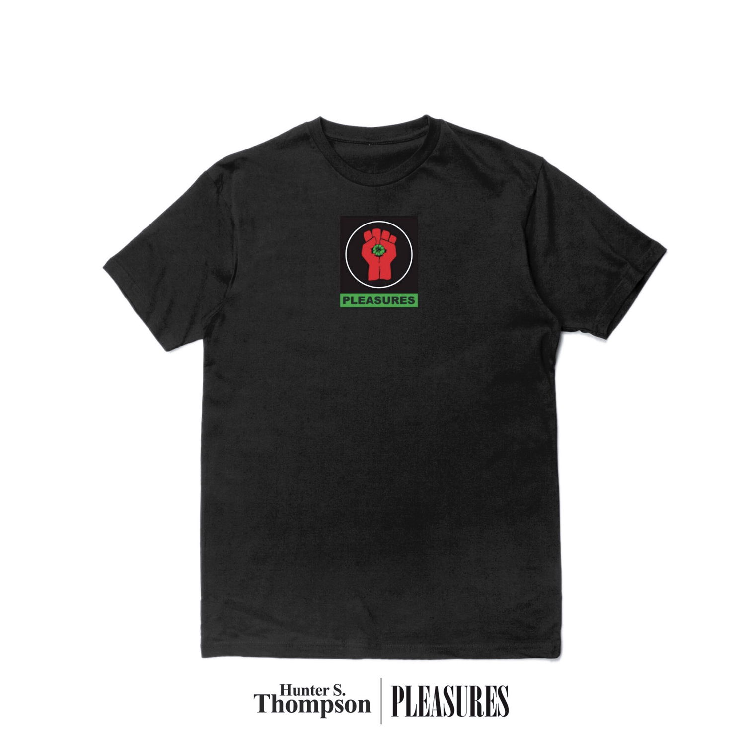 Tričko Pleasures Badge Tee Čierna | P22W053-BLACK, 0