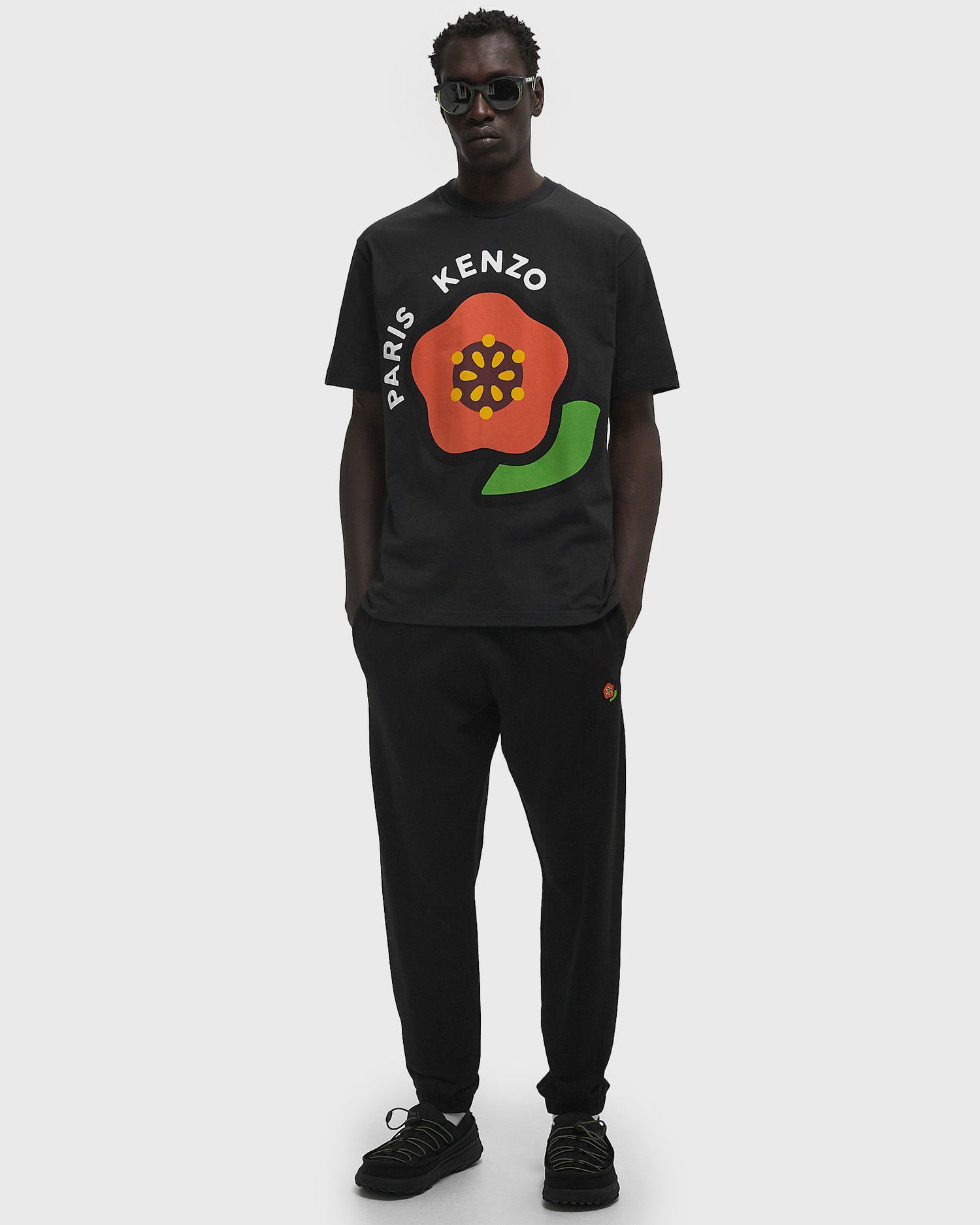 Tepláky KENZO KENZO Pop Embroidered Classic Jogpants Čierna | FF55PA8364MF.99J, 1