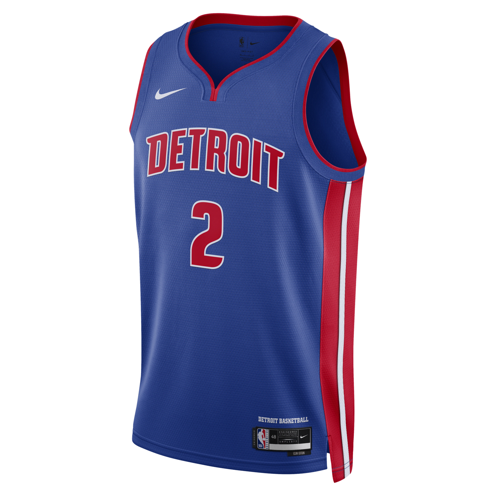 Detroit Pistons Icon Edition 2022/23 Dri-FIT NBA Swingman Jersey