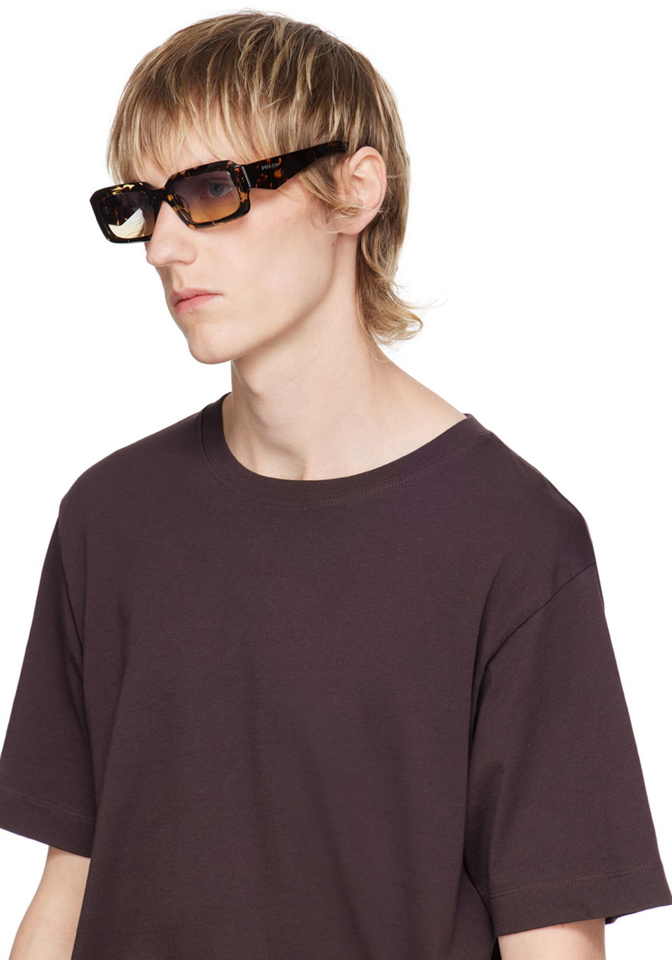 Tortoiseshell Rectangular Sunglasses