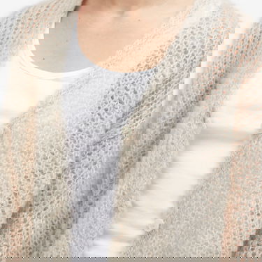Sveter Max Mara Weekend Max Mara Pontiac Knitted Cardigan Béžová | 2515341031600, 5