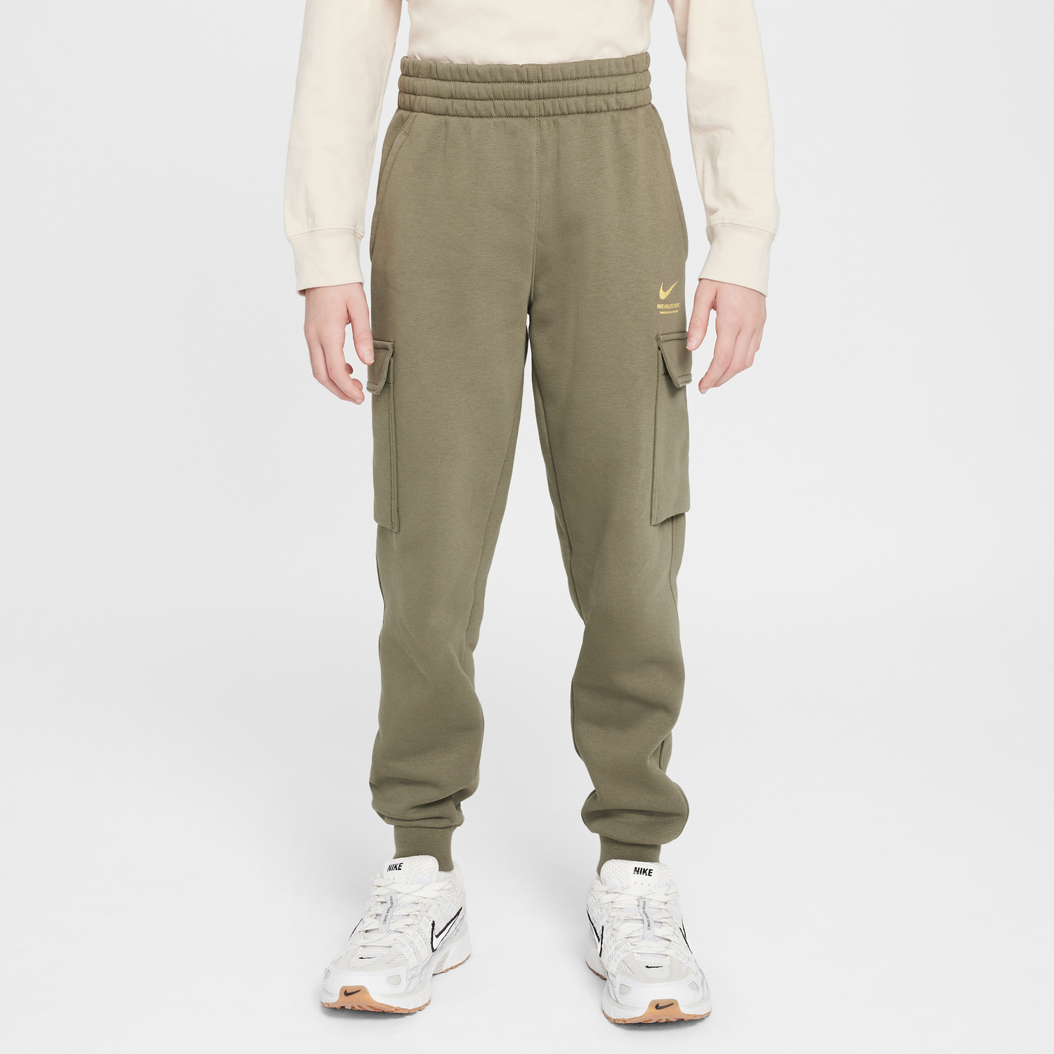 Cargo nohavice Nike Nike Sportswear Fleece Cargo Pants Zelené | HV6972-222, 1