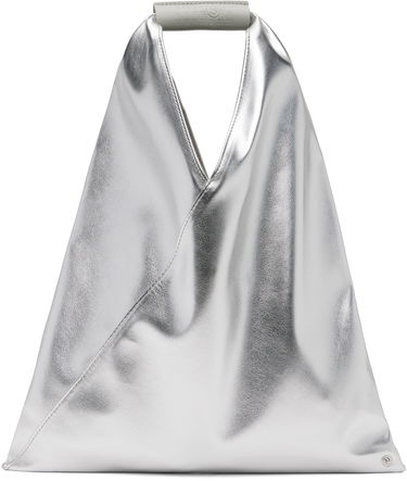 Tote bag Maison Margiela MM6 Maison Margiela Small Triangle Tote Metalická | S54WD0043 P8496, 0