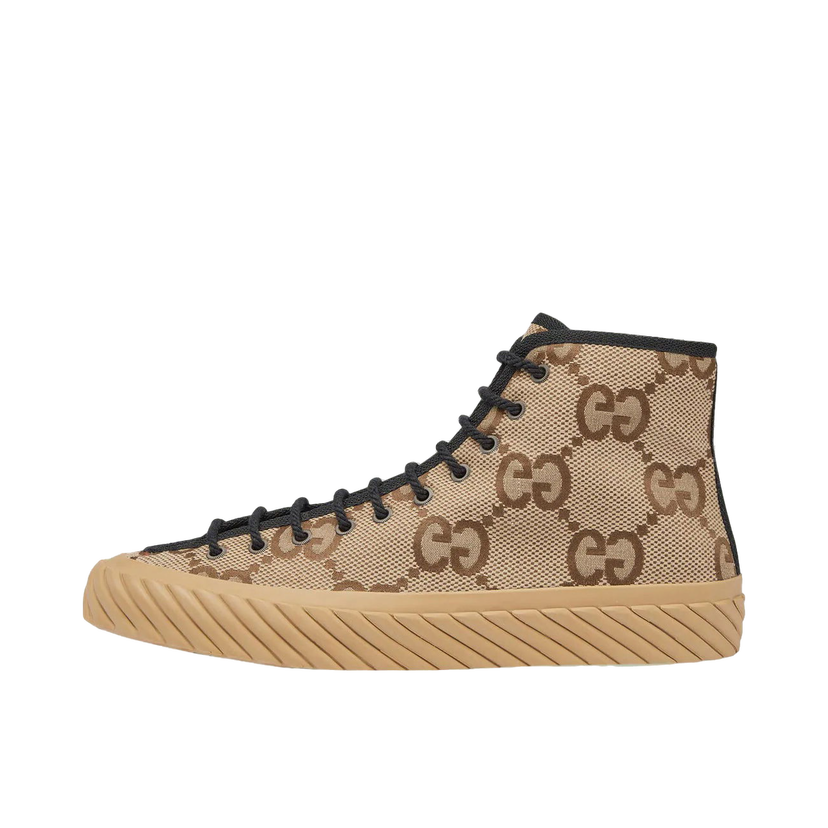 Tenisky a topánky Gucci Maxi GG High Top 'Beige Ebony' Béžová | 703034 UKOH0 2590