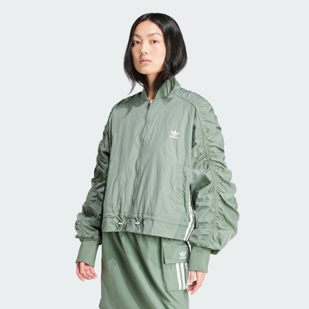 Bunda adidas Originals Lightweight Bomber Šedá | IY3421, 0