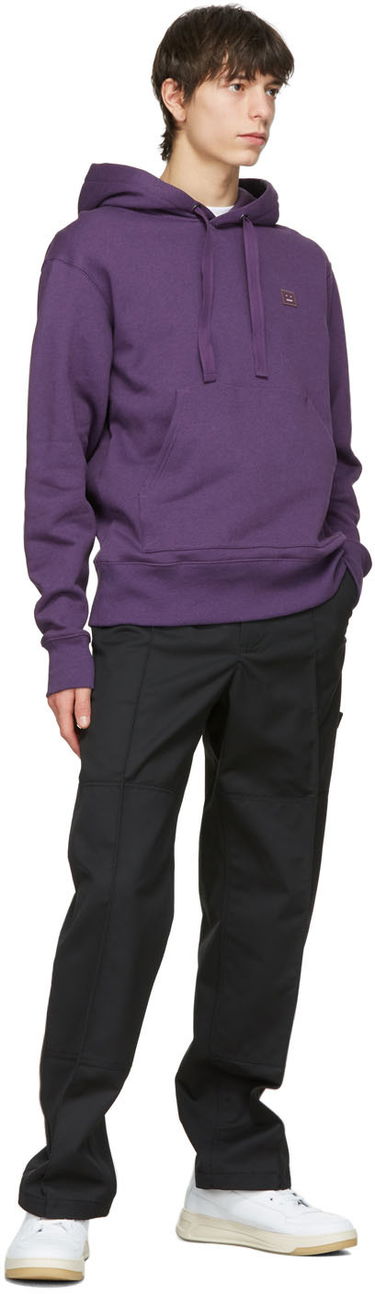 Mikina Acne Studios Acne Studios Patch Hoodie Fialová | CI0059-, 3