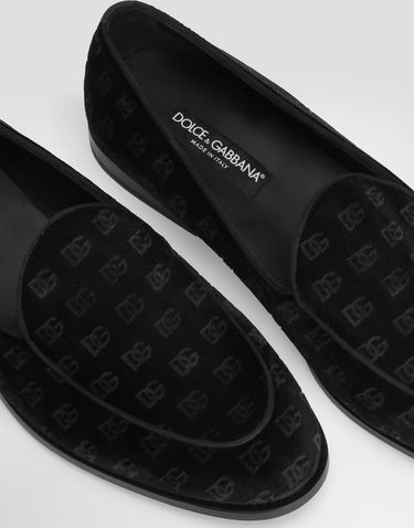 Doplnky Dolce & Gabbana Dolce & Gabbana Velvet Loafers Čierna | A50680A656980999, 3