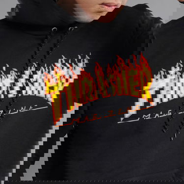 Mikina Thrasher Flame Logo Hoody Čierna | 017222, 2