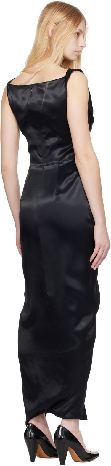 Šaty Vivienne Westwood Vivienne Westwood Panther Draped Maxi Dress Čierna | 1101035B-W0128-, 2