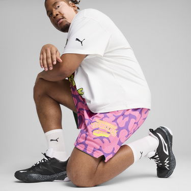 Tričko Puma PUMA x TMNT Reversible Basketball Shorts Biela | 630931_01, 1