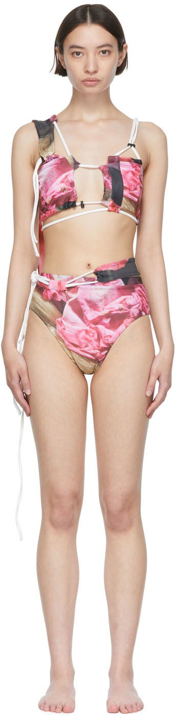 Plavky Ottolinger Ottolinger Laced Bikini Ružová | 300102/300202