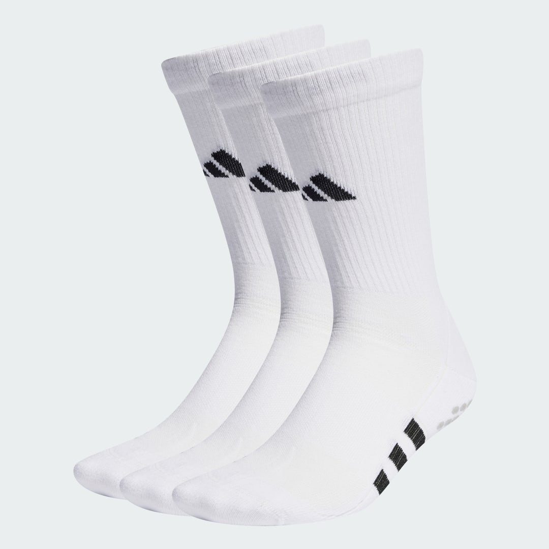 Performance Cushioned Crew Grip Socks – 3 pairs