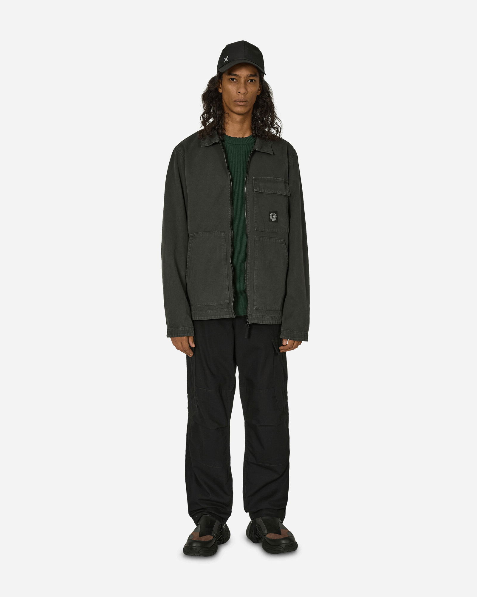 Regular Cargo Pants Black