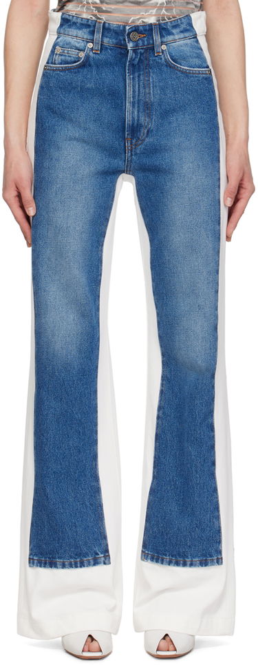 Džínsy Jean Paul Gaultier Gaultier Paneled Flare Jeans Modrá | 24/25-F-JE125I-D013-5701, 0