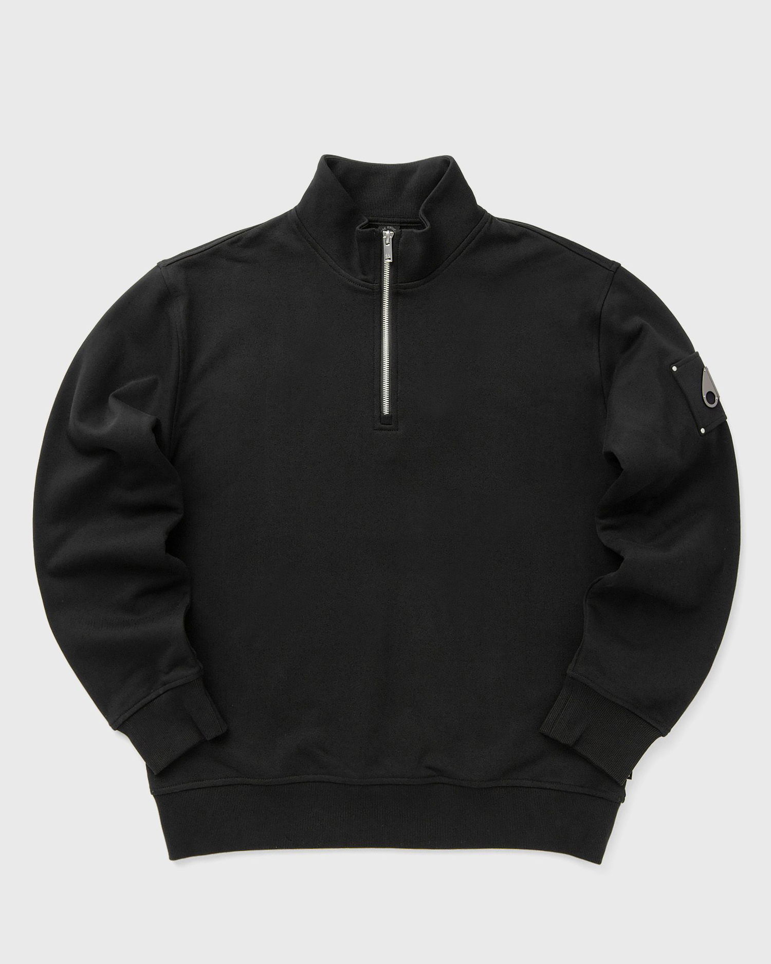 Mikina Moose Knuckles HARTSFIELD 1/4 Zip Sweatshirt Čierna | M35MS613-292, 0