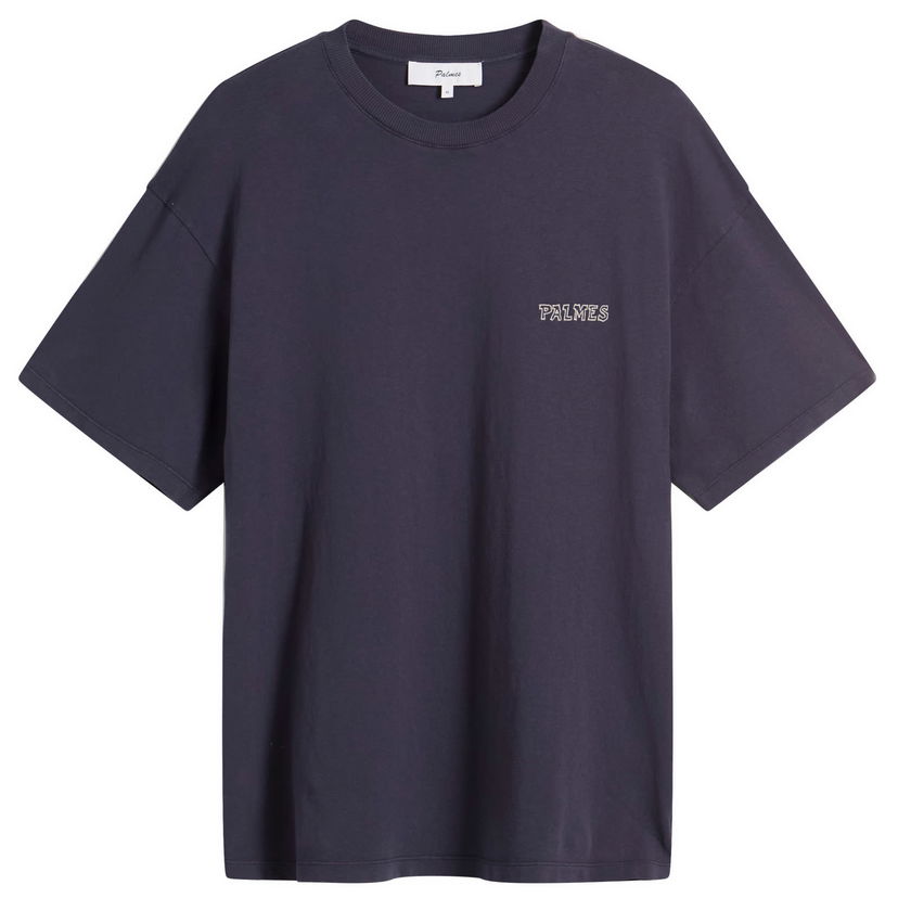 Tričko Palmes Palmes Logo T-Shirt, Size Small Navy | P10-0053-660