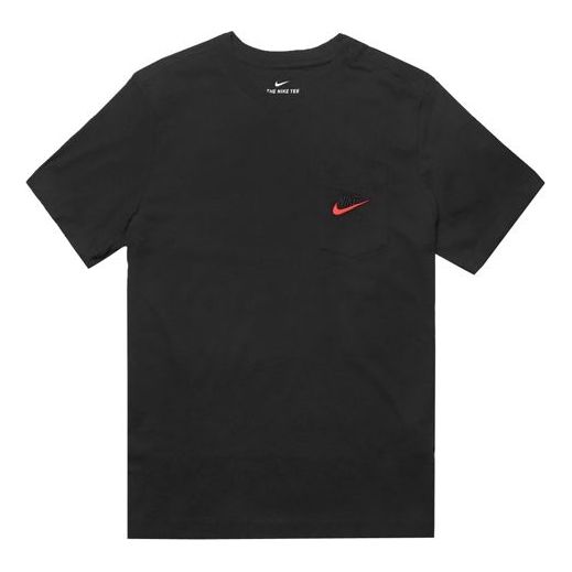 Tričko Nike Pocket Air Logo Tee Čierna | CK2235-010