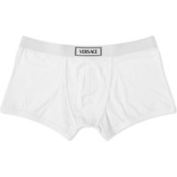 Men's Logo Boxer Trunk White