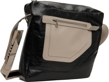 Taška cez rameno KIKO KOSTADINOV Kiko Kostadinov Deultum Leather Messenger Bag Čierna | KKSS25BG01-153, 1