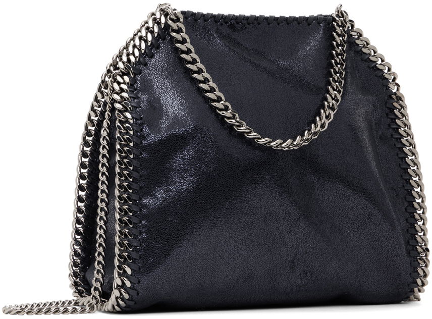 Taška cez rameno Stella McCartney Stella McCartney Mini Tote Bag with Chain Čierna | 371223W9056, 1
