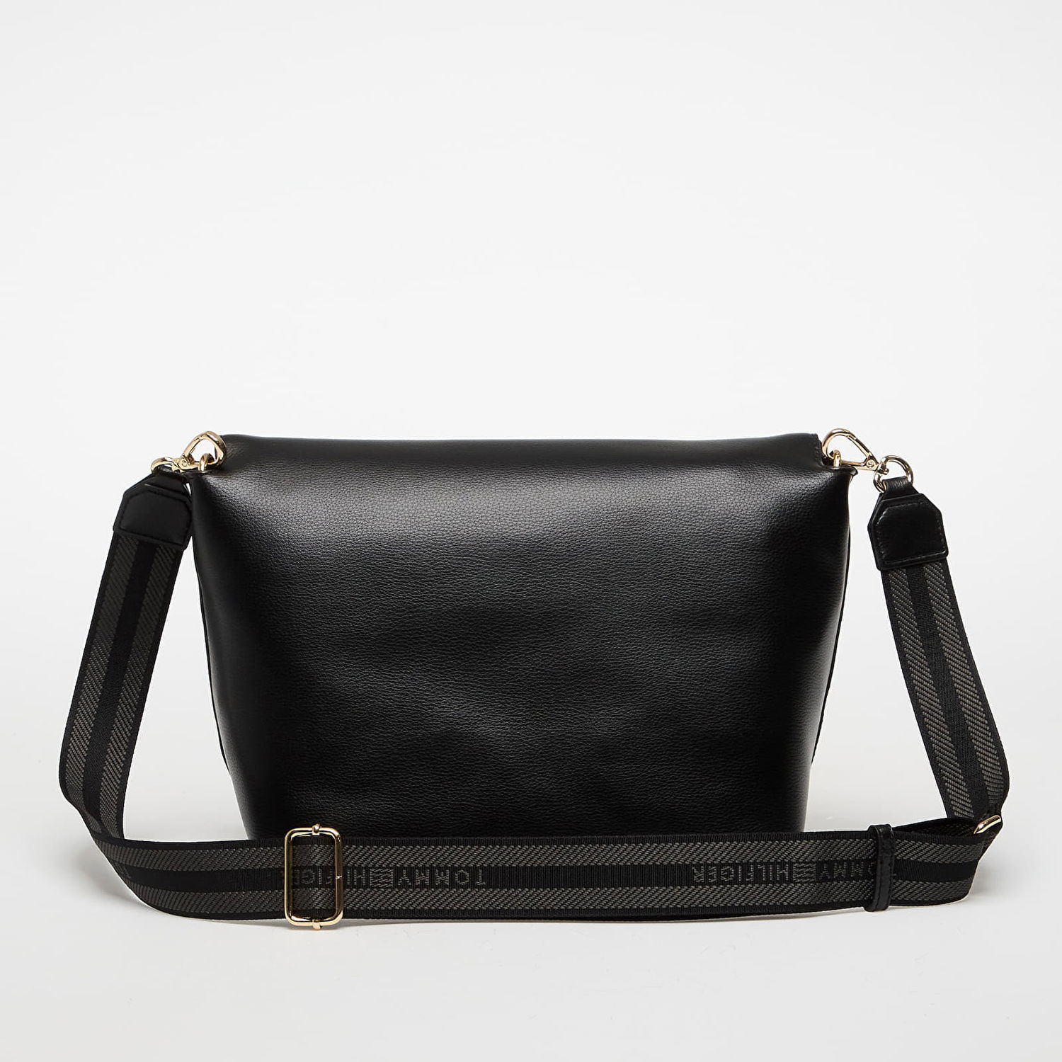 Taška cez rameno Tommy Hilfiger Tommy Hilfiger Logotape Med Crossover Bag Čierna | AW0AW17692 BDS, 1