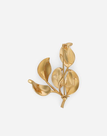 Spona Dolce & Gabbana Dolce & Gabbana Gold-Tone Leaves Brooch Metalická | WPQ7S1W1111ZOO00, 1