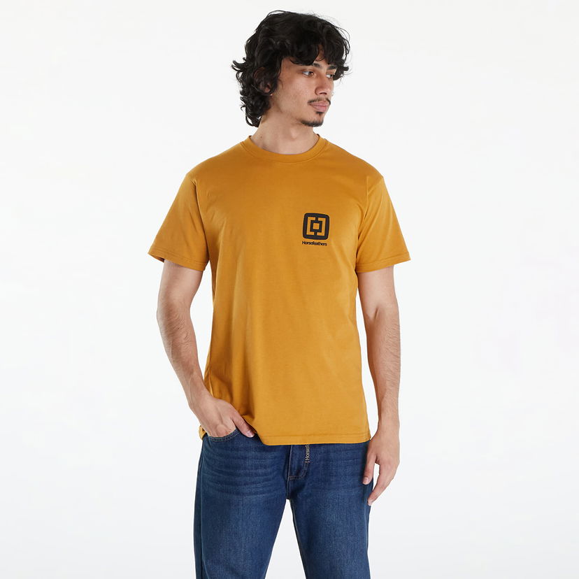 Tričko Horsefeathers Mini Logo T-Shirt Spruce Yellow Žltá | SM1217H