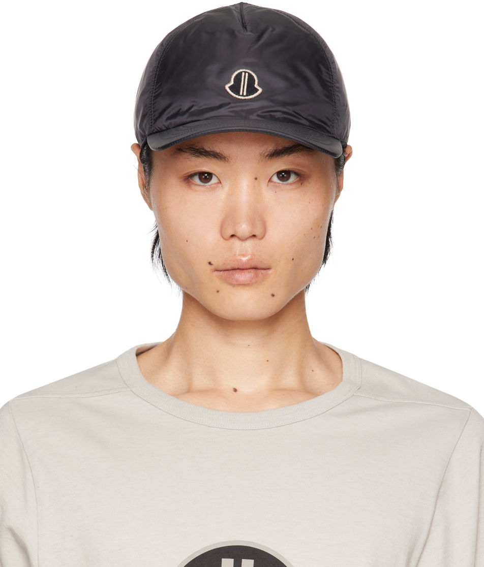Šiltovka Rick Owens Moncler x Patch Cap Čierna | MU02C3B03 M3632, 0