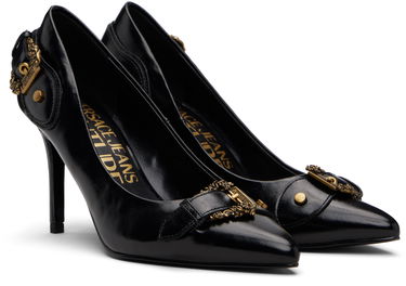 Šaty Versace Versace Jeans Couture Scarlett Baroque Buckle Heels Čierna | E79VA3S56_EZSC35, 3