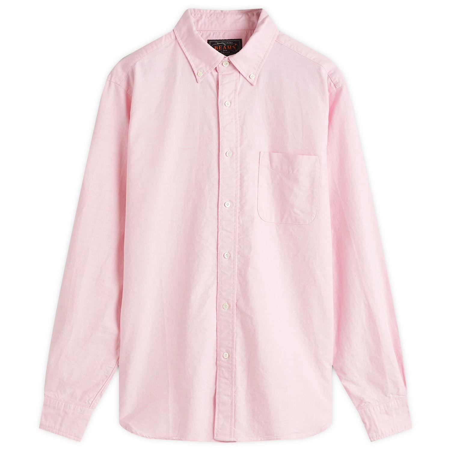 Košeľa BEAMS Beams Plus Button Down Oxford Shirt, Size Small Ružová | 3811-0011-139-30, 0