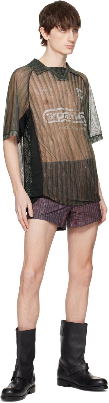 Dres Serapis Serapis Stripes Football Polo Zelené | SS25_FT_7S, 3