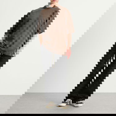 Tričko Rick Owens Jumbo T-Shirt Hnedá | RR02E1274-RIG-34, 4