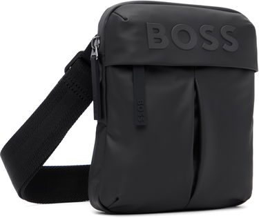 Taška cez rameno BOSS Bonded-Logo Shoulder Bag Čierna | 50548089, 1