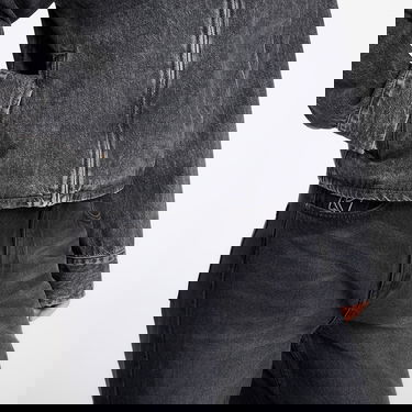 Bunda Samsoe Samsoe Sanarinna Washed Denim Zip Jacket Čierna | F25400008_CLR002076, 2