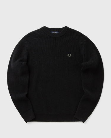 Sveter Fred Perry Lambswool Jumper Čierna | K6539-198, 0