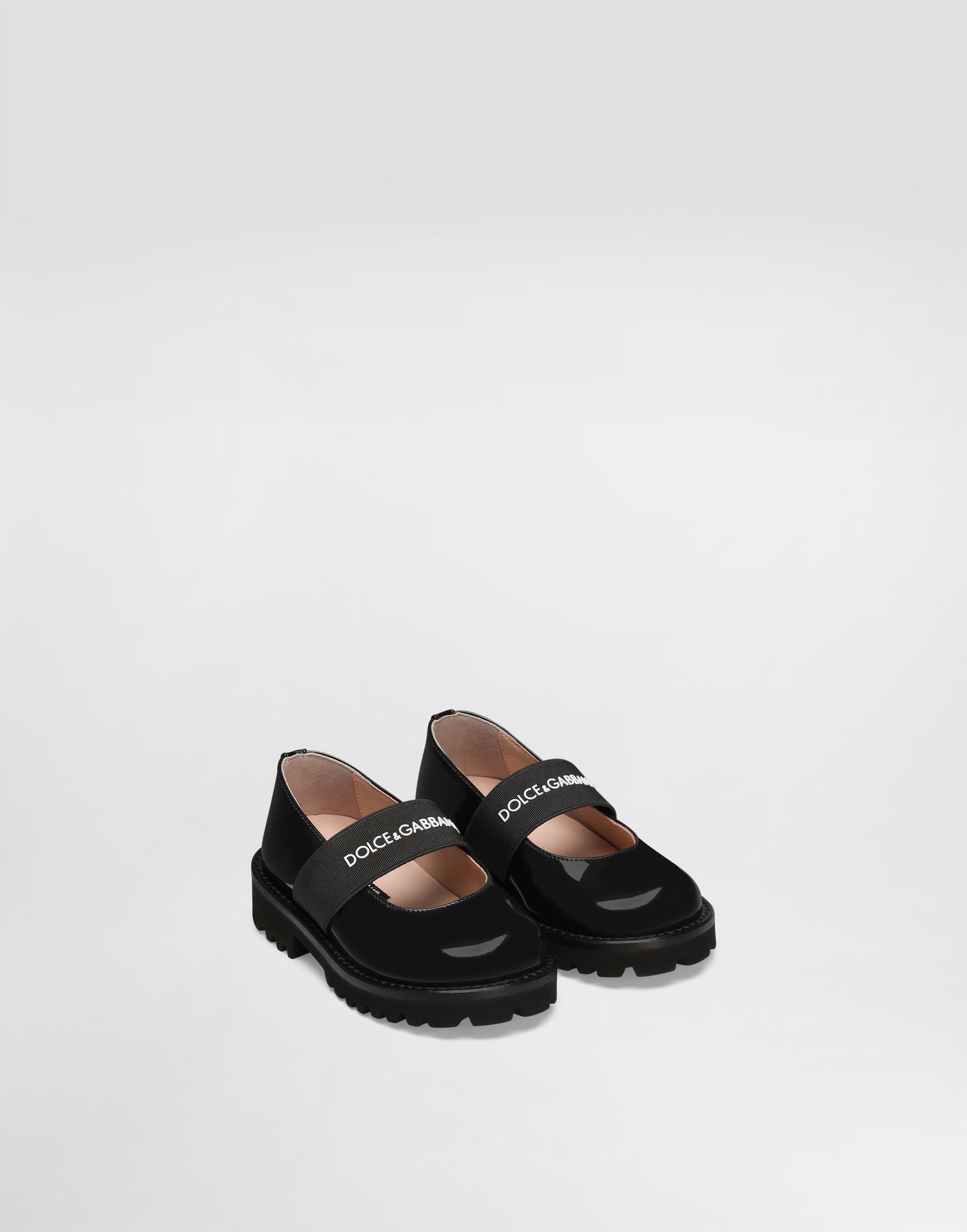 Doplnky Dolce & Gabbana Dolce & Gabbana Patent Leather Mary Jane Flats with Elastic Čierna | D20103A913589923, 1