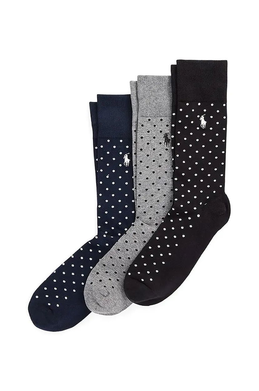Ponožky Polo by Ralph Lauren 3 Pack Dotted Socks Rôznofarebný | 449958852