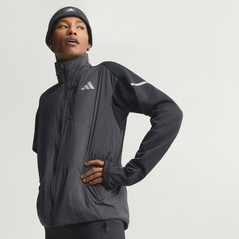 Bunda adidas Performance Climawarm Running Jacket Adi365 Čierna | JM5729