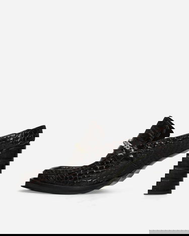 Doplnky Martine Rose Square Toe Chain Loafer Mules Čierna | 1065LE01710, 4