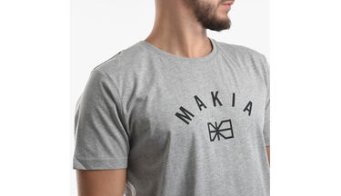 Tričko Makia Brand T-Shirt Šedá | M21200-923, 4