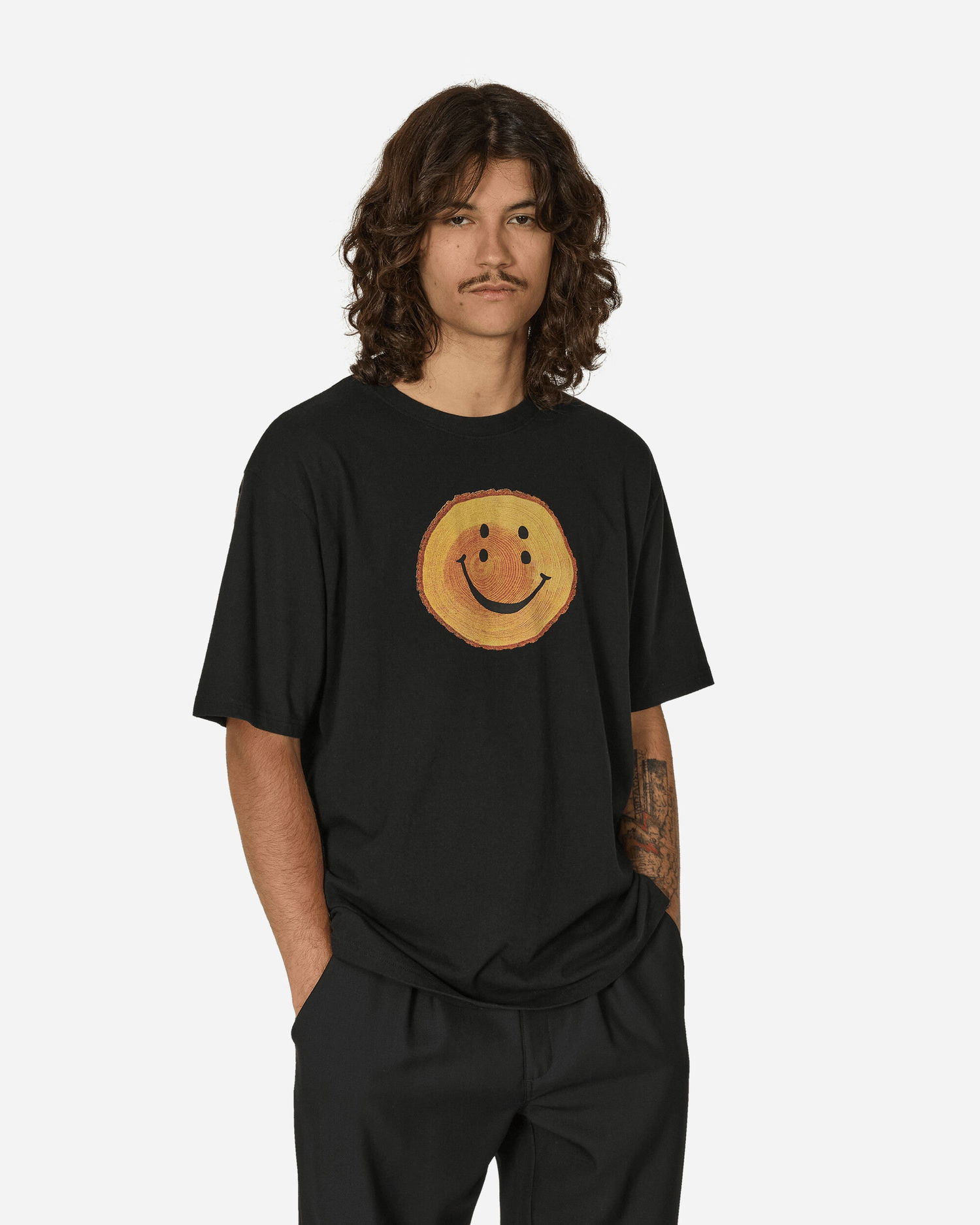 Tričko KAPITAL Jersey Rookie Graphic T-Shirt Čierna | EK-1375SC BLACK, 0