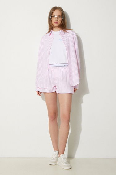 Košeľa Sporty & Rich Striped Relaxed Shirt Ružová | SI001S402SP, 1