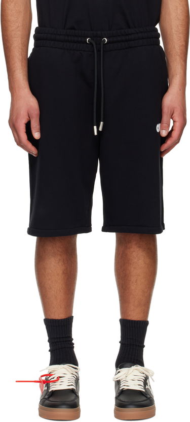 Šortky Off-White Off-White Spray Arrow Sweat Shorts Čierna | OMCI013S25FLE0031001, 0