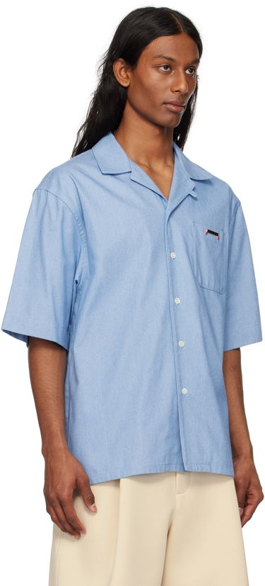 Košeľa Marni Marni Denim Bowling Shirt Modrá | CUJU0017A0 UTC476, 1