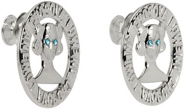 Náušnice Chopova Lowena Silver Lady Round Earrings Metalická | 6117, 1
