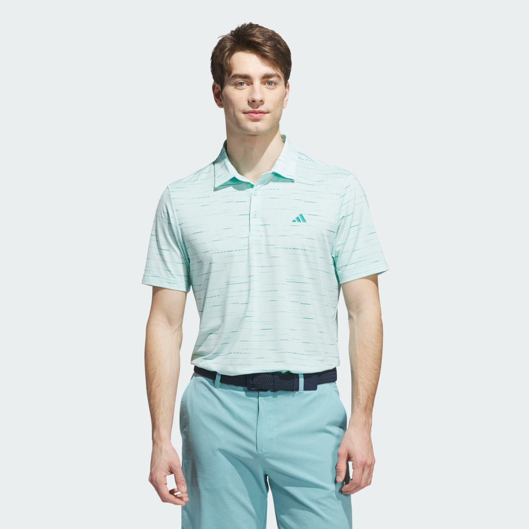Polo tričko adidas Performance Ultimate365 Patterned Mesh Polo Tyrkysová | KA7908, 0