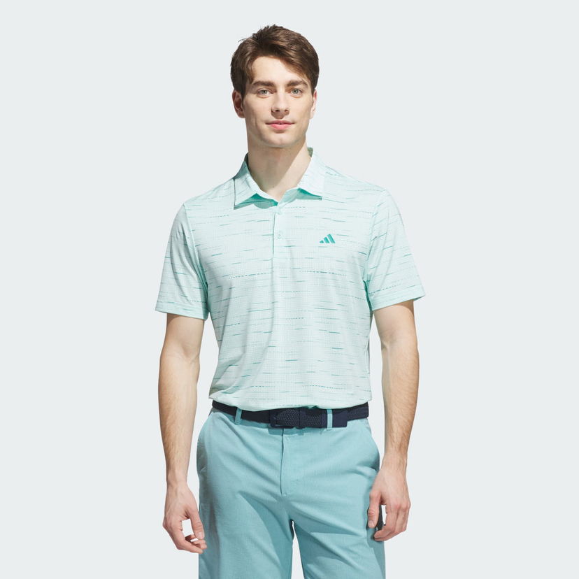 Polo tričko adidas Performance Ultimate365 Patterned Mesh Polo Tyrkysová | KA7908