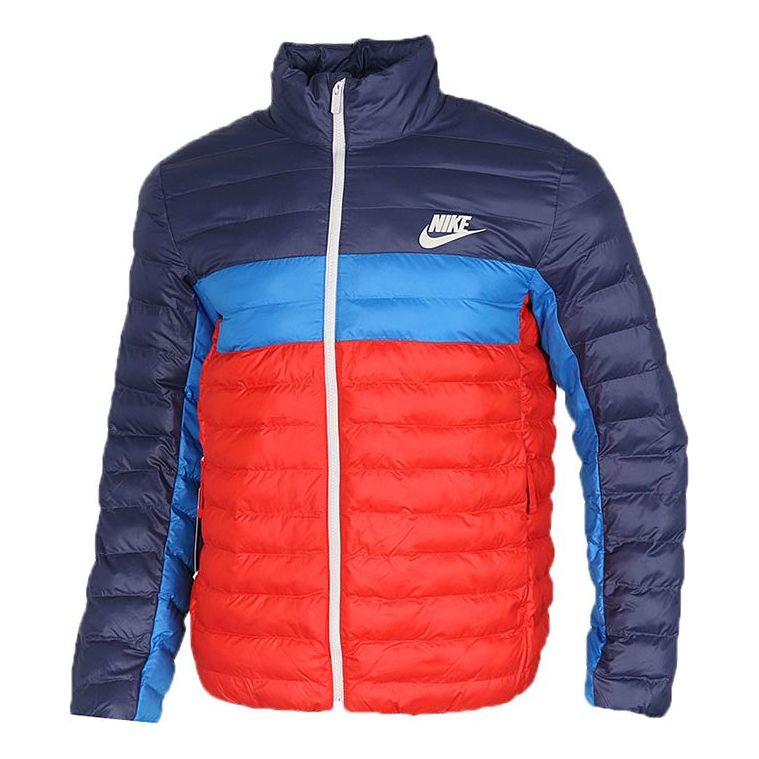 Prešívaná bunda Nike Nike Sportswear Synthetic-Fill Windproof Colorblock Jacket Rôznofarebný | BV4686-557