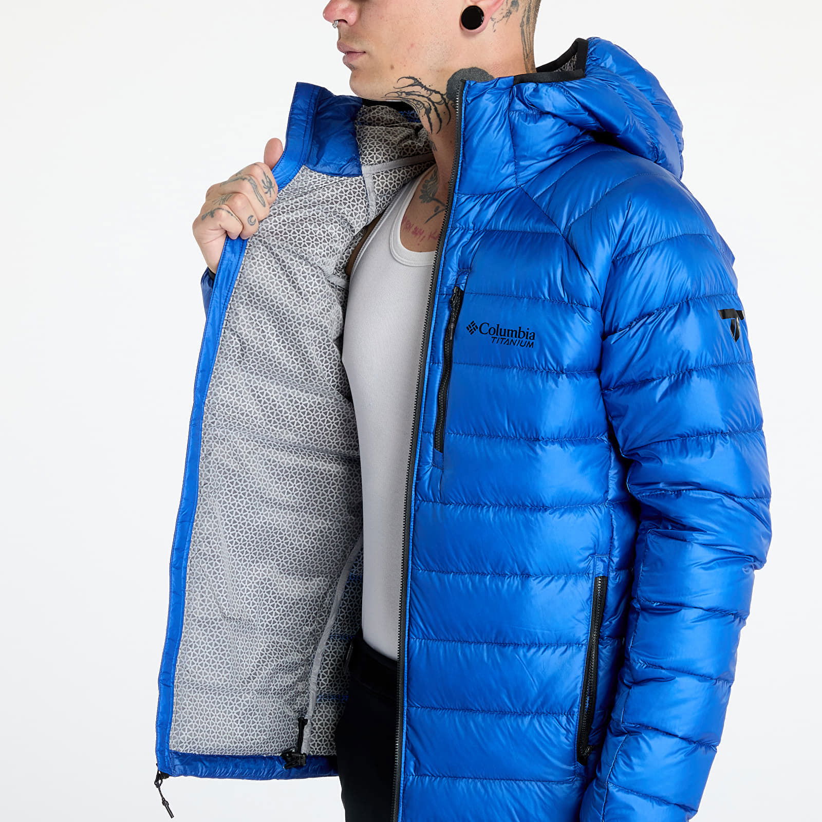 Arctic Crest™ Down Hooded Jacket Mountain Blue